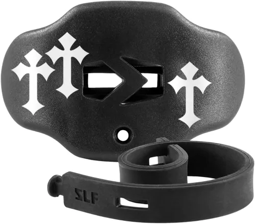 Vista 19 de SLEEFS - Protector bucal de fútbol - Protector de labios/boca con correa para casco - Protector de labios/dientes - Sin hervir