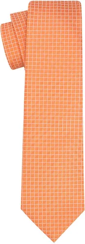 Vista 33 de KissTies Mens Checkered Tie Set Solid Color Festive Necktie + Pocket Square