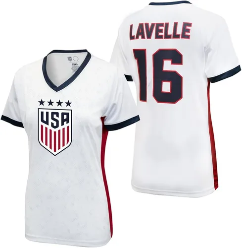 Vista 19 de Icon Sports U.S. Women Soccer Game Day Tee - Camiseta Unisex para Adulto de Manga Corta de Poliéster con Licencia Oficial