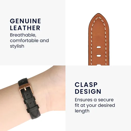 Vista 4 de kwmobile Correas compatibles con Huawei Watch Fit Mini Straps - 2 correas de silicona de repuesto - Negro/Gris