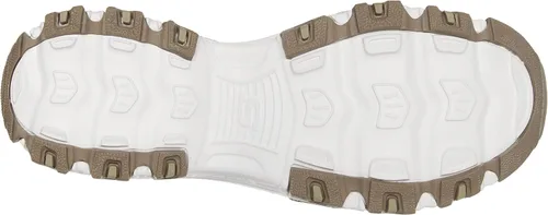 Vista 4 de Skechers Sandalias de cuña D'Lites-Fresh Catch para mujer, marino