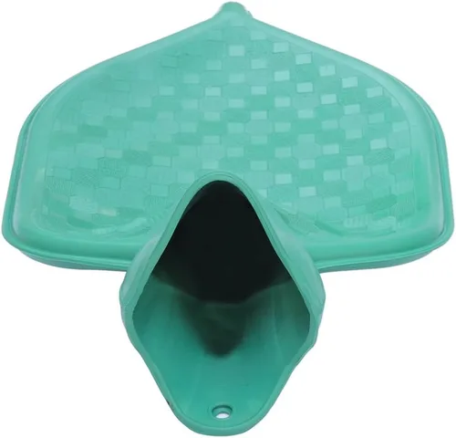 Vista 8 de Kit de bolsa de enema para limpieza de colon con manguera de silicona curada de platino (2 cuartos de galón, parte superior abierta) - Verde