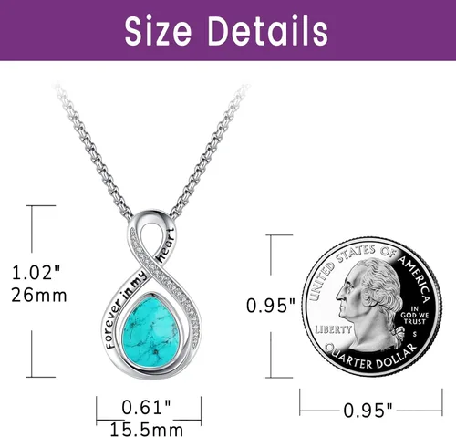 Vista 79 de Joyas de turquesa para mujeres y hombres de plata de ley 925 con colgante de urna para cenizas, collar con medallón de imagen, martillo de Thor