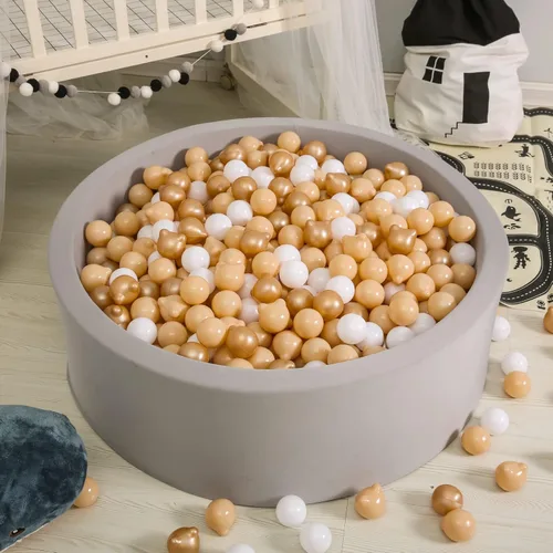 Vista 5 de GOGOSO Bear Ball Pit Balls Shapes BPA Free Plastic Play Balls Crush Proof Kids Toddlers Baby Pastel Pelotas Toy Shaped Giant Friendship Bracelet