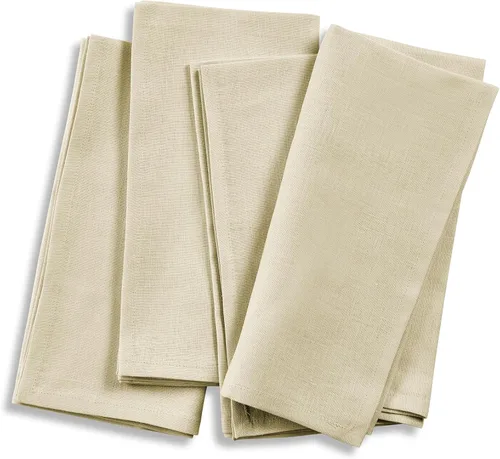 Vista 83 de Solino Home Juego de 4 manteles individuales blancos de 100 % lino puro de 14 x 14 pulgadas para invierno, San Valentín, primavera, Pascua, Fete