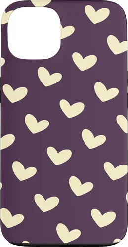 Vista 7 de Yellow Heart Pattern Minimalist Love Case for iPhone 16