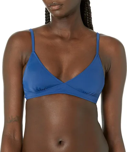 Vista 24 de Amazon Essentials Traje de baño triangular para mujer con tirantes ajustables Rojo ladrillo.