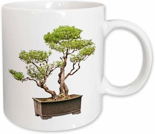 Vista 11 de 3dRose Penjing Bonsai 11oz Two-Tone Blue Mug Azul
