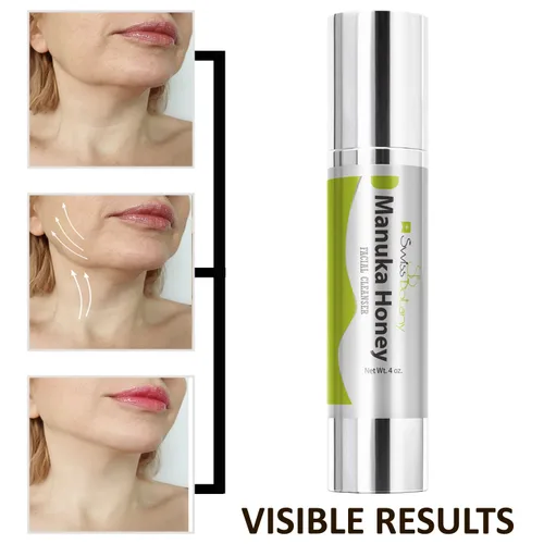 Vista 4 de Swiss Botany Jabón facial de miel de Manuka con coco, almendra y romero, lavado facial de miel orgánico de primera calidad, limpiador facial de miel