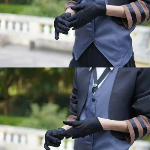 Vista 8 de Nakahara - Disfraz de cosplay de Chuuya, Dazai Osamu, cosplay, uniforme de Halloween para hombre