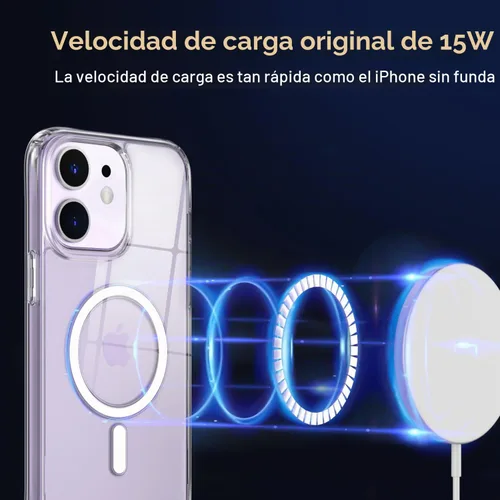 Vista 7 de MOCCA - Funda transparente para iPhone 11, transparente transparente (A-Clear)