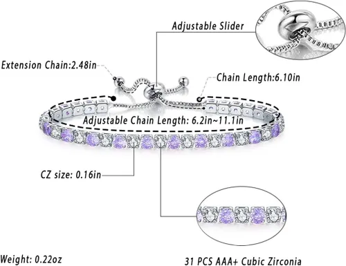 Vista 5 de PopTopping Pulsera de tenis