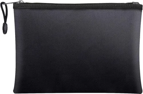 Vista 2 de ADIMO Bolsas de documentos ignífugas, 14.96 x 9.44 pulgadas, bolsa de dinero impermeable e ignífuga, bolsa de almacenamiento segura ignífuga