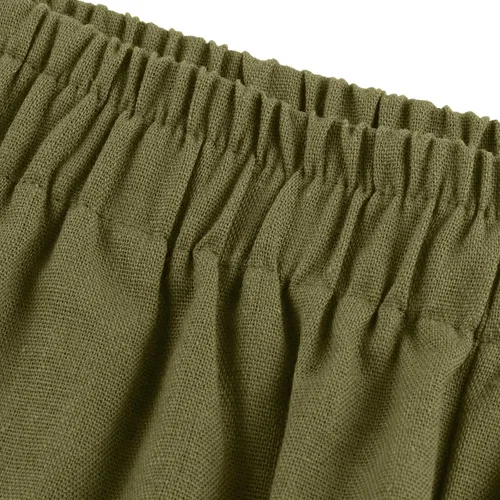 Vista 6 de Pantalones de algodón y lino para hombre, con estampado solar, estilo hippy, estilo retro, clásico, ligero, para yoga