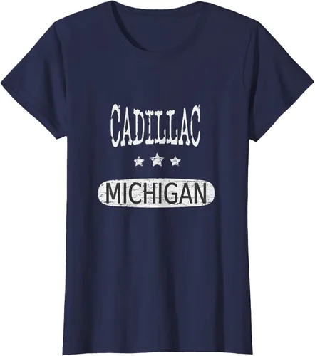 Vista 42 de Vintage Cadillac Michigan Camiseta