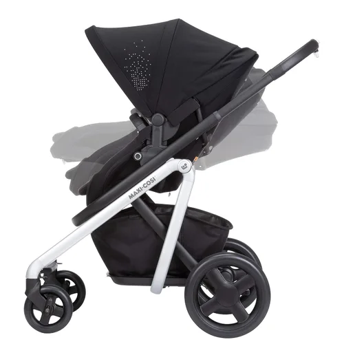 Vista 13 de Maxi-Cosi Lila - Cochecito modular todo en uno, color negro nómada, tamaño único (CV324ETK)
