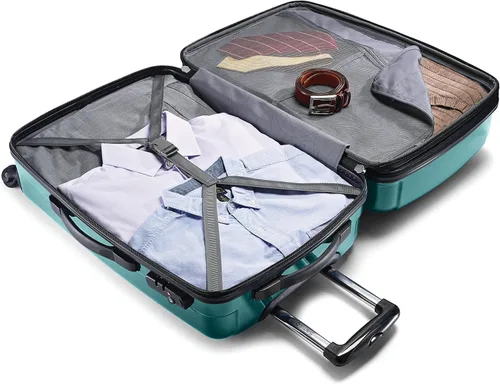 Vista 98 de Samsonite Winfield 2 Equipaje rígido con ruedas giratorias, Azul profundo, Juego de 3 piezas (20/24/28)