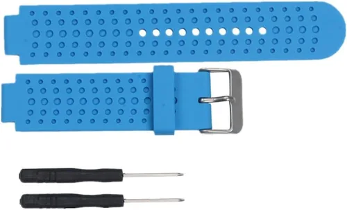 Vista 7 de Muovrto Correa de repuesto para Garmin Forerunner 25, correa deportiva de silicona suave