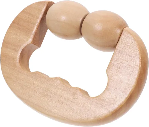 Vista 8 de FOMIYES Pcs Relajante Rodillo Masajeador de Madera para Espalda Cuello Piernas Brazos Cara Herramienta de Alivio Portátil