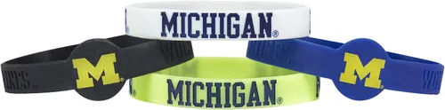 Vista 3 de aminco NCAA unisex-adult Silicone Bracelet (4-Pack)