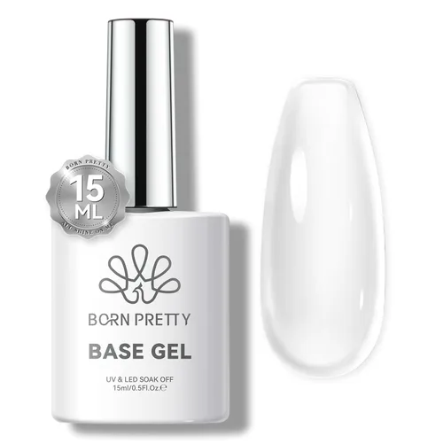 Vista 20 de Born Pretty Juego de Base y Capa Superior de 2 Piezas, Capa Superior de Alto Brillo, Gel Base para Uñas de Larga Duración con Acabado Brillante Base