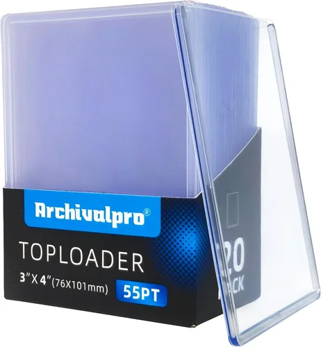 Vista 10 de 35PT Toploader - Fundas para tarjetas, 25 unidades, 3 x 4 pulgadas, Ultro transparente, para tarjetas intercambiables (25 unidades, 35 unidades)