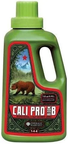 Vista 7 de Emerald Harvest EMHCPBAQ Cali Pro Bloom A Quart/0.95 Litro (12/Cs) fertilizantes, 0.95 L, Natural