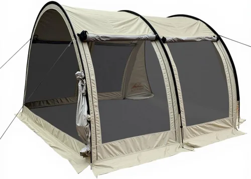 Vista 5 de Tiendas para acampar 4/6 persona grande malla ventanas impermeable familia tienda de campaña universal para fiesta al aire libre festival