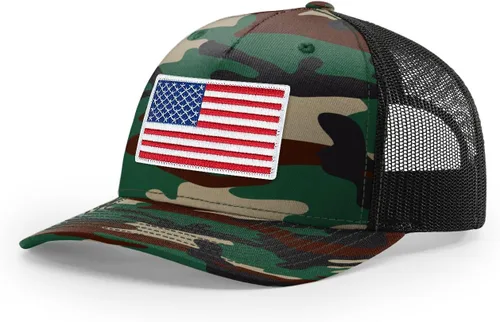Vista 95 de Joe's USA Richardson 112 - Gorras de camionero con parche gráfico personalizado - Gorras estructuradas de cinco y seis paneles Richardson Premium
