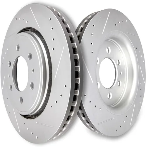 Vista 16 de SCITOO Rotores de freno traseros, 2 kits de frenos para Acura Integra 1990-2001, Honda Civic 1992-1995 1999-2000, para Civic del Sol 1993-1997, CRX