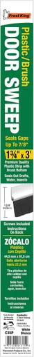 Vista 2 de Frost King C35PH - Cepillo de plástico para puerta, 1-3/4 pulgadas x 36 pulgadas, color blanco