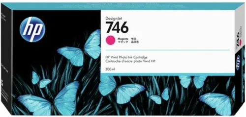 Vista 2 de HP 746 - Kit de cartuchos de tinta magenta de 10.1 fl oz, compatible con HP DesignJet, tecnología de tinta fotográfica con pigmentos ultra puros