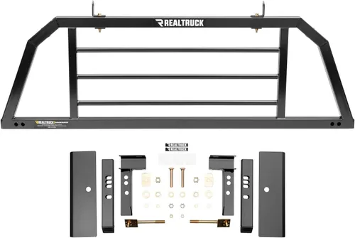 Vista 13 de Kit de hardware RealTruck BACKRACK para uso con caja de herramientas de 21", Negro, Sin necesidad de perforación 30119TB Compatible