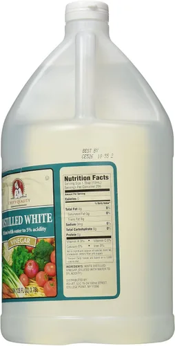 Vista 2 de Chef's Quality Galón de vinagre destilado blanco