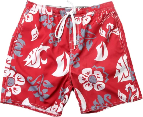 Vista 27 de Wes and Willy NCAA Traje de baño floral para hombre