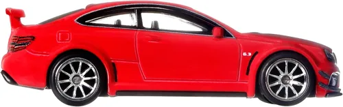Vista 4 de Hot Wheels Mercedes-Benz C63 AMG Coupé Black Series, Premium 1:64 Escala 1:64