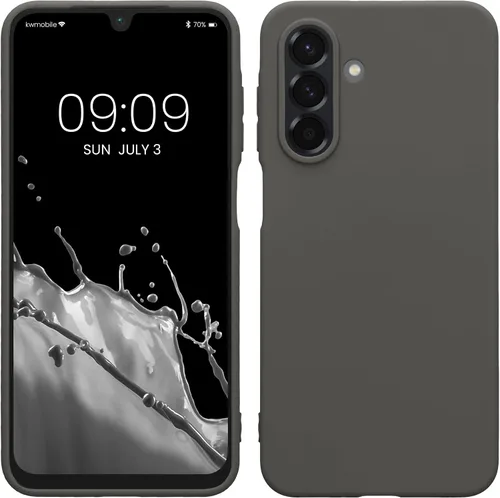 Vista 249 de kwmobile Funda compatible con Samsung Galaxy A12 - Funda protectora de silicona TPU suave y delgada - Azul Báltico
