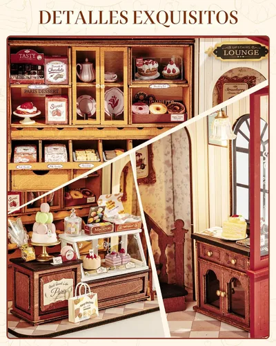 Vista 3 de Rolife Kit de casa de muñecas en miniatura de bricolaje para tienda