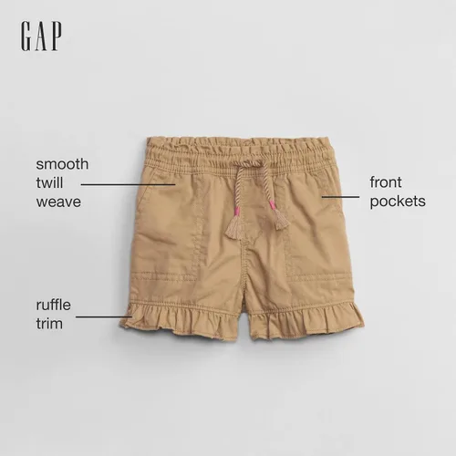 Vista 2 de GAP Pantalones cortos sin cierre para bebé niña