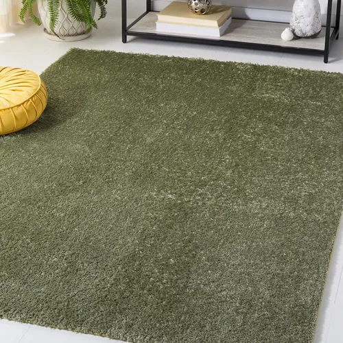Vista 10 de SAFAVIEH Tahoe Shag Collection - Alfombra de área de 2 x 7 pies, color gris, diseño geométrico, felpa de 1.2 pulgadas de grosor, ideal para zonas