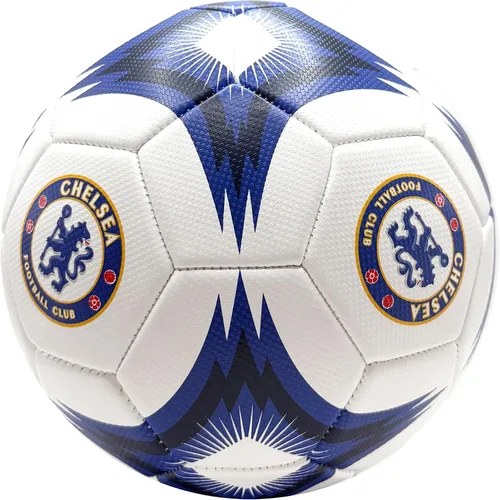 Vista 2 de Icon Sports Balón de fútbol oficial del Chelsea FC, CHL154BLT, color blanco, talla 3