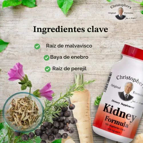 Vista 3 de Christopher's Original Formulas Fórmula de riñón - Fórmula de desintoxicación y reparación de limpieza renal - Mezcla de hierbas para apoyo renal