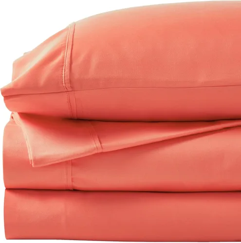 Vista 2 de Superior 1200 Thread Count Cotton Blend Sheet Set, Deep Pocket Sheets, 1 Elastic Deep Pocket Fitted Sheet, 1 Flat Sheet, 2 Pillowcases, Cotton Rich