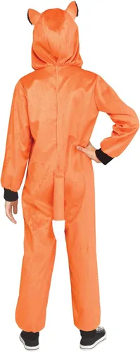 Vista 2 de Fun World Disfraz infantil de zorro amigable, grande (12-14), Blanco