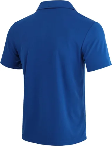 Vista 5 de Facitisu Polo para hombre, manga corta, cuello de golf, casual, secado rápido, para hombre