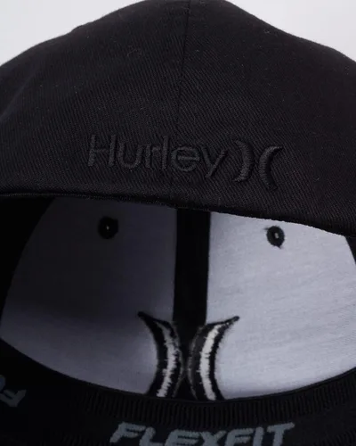Vista 4 de Hurley One & Only - Sombrero para hombre, Negro (Blue Fury)