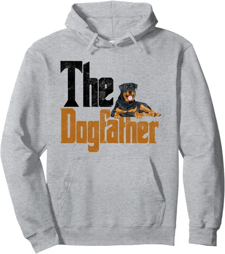 Vista 3 de Rottweiler - Sudadera con capucha para perro, papá, perro, perro, papá, padre y rottie