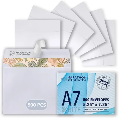Vista 15 de MOS — Sobres de Papel Kraft A1 de 3.6 x 5.1 Pulgadas, Paquete de 100 — Sobres de Invitación Autoadhesivos Marrones de Peso Pesado para RSVP
