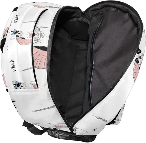 Vista 5 de Roaring Panther Mochila escolar Mochila de viaje para niños estudiantes, Patrón 5, Mochilas Daypack