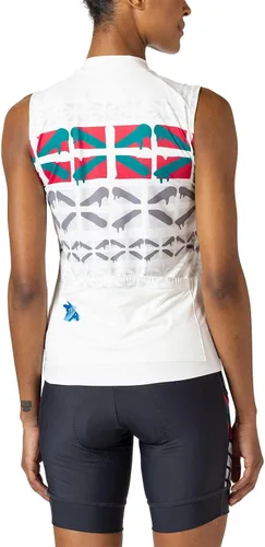 Vista 3 de Terry Soleil - Camiseta sin mangas para bicicleta, protección solar UPF 50+, ajuste atlético para ciclismo